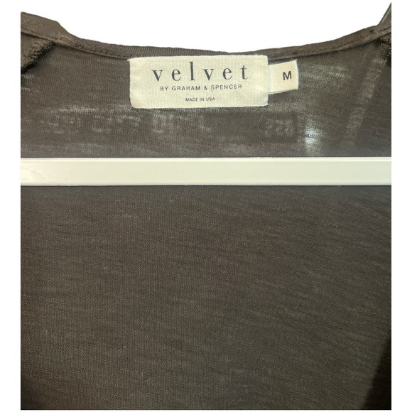 Velvet By Graham & Spencer Made in the USA Dolman Sleeve Blouse Size Medium W1 - Picture 3 of 3